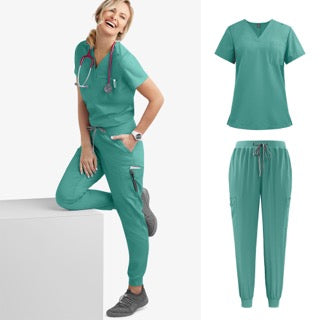 TEAL UNISEX SCRUBS SET