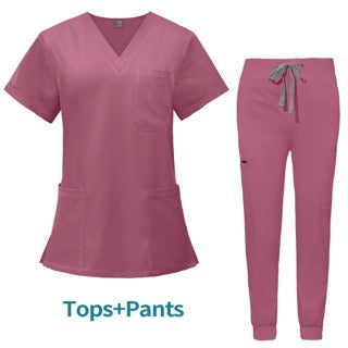 PINK SCRUBS SET